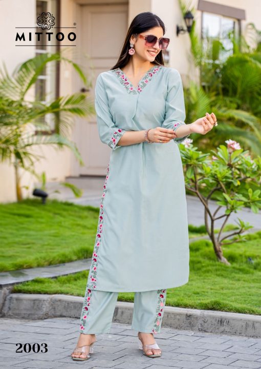 Mittoo Ansuya Fancy Kurti with Bottom Catalog 6 Pcs 2 510x720 - Mittoo Ansuya Fancy Kurti with Bottom Catalog 6 Pcs
