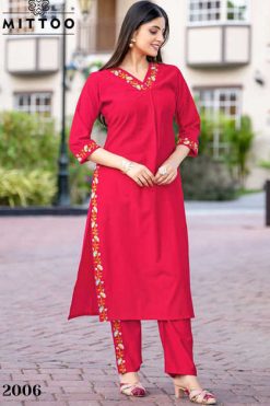 Mittoo Ansuya Fancy Kurti with Bottom Catalog 6 Pcs