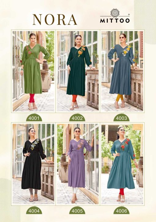 Mittoo Nora Rayon Kurti Catalog 6 Pcs 11 1 510x724 - Mittoo Nora Rayon Kurti Catalog 6 Pcs