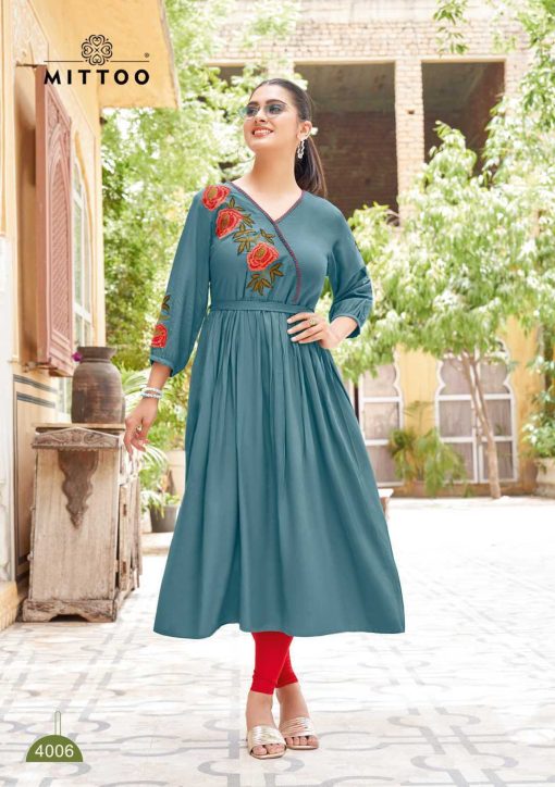 Mittoo Nora Rayon Kurti Catalog 6 Pcs 2 1 510x724 - Mittoo Nora Rayon Kurti Catalog 6 Pcs
