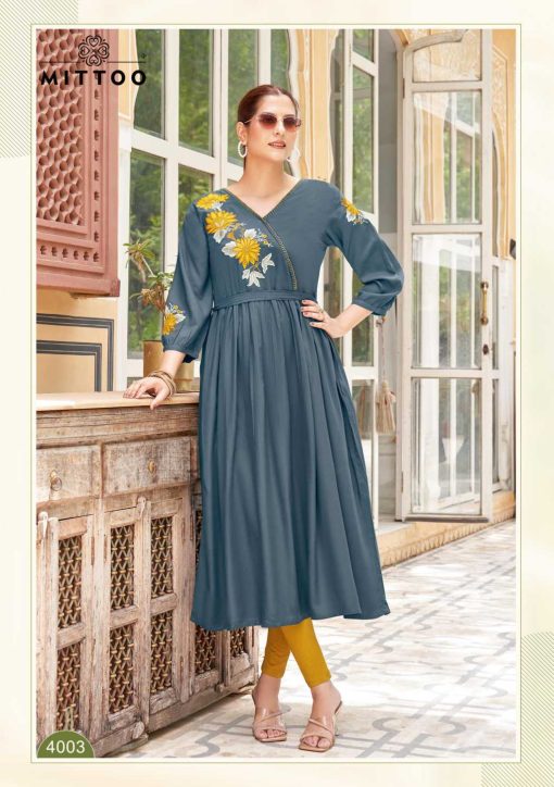 Mittoo Nora Rayon Kurti Catalog 6 Pcs 4 1 510x724 - Mittoo Nora Rayon Kurti Catalog 6 Pcs