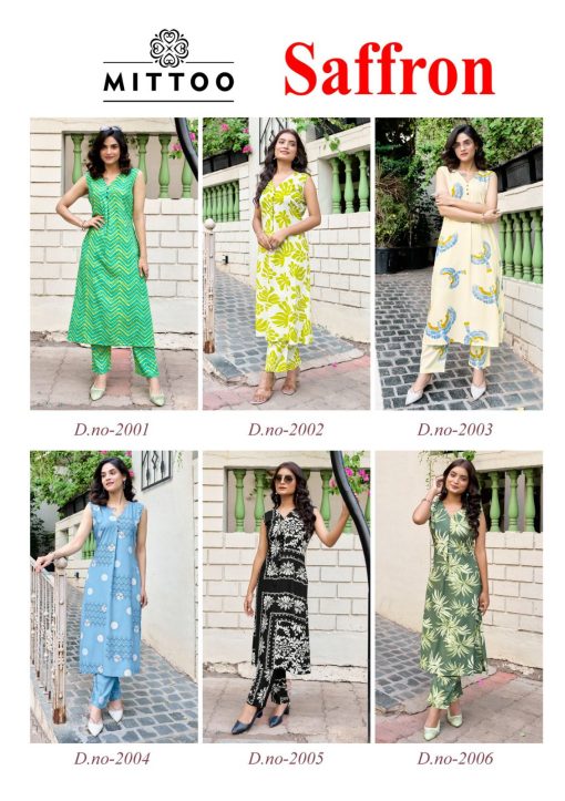 Mittoo Saffron Rayon Kurti with Bottom Catalog 6 Pcs 11 510x723 - Mittoo Saffron Rayon Kurti with Bottom Catalog 6 Pcs