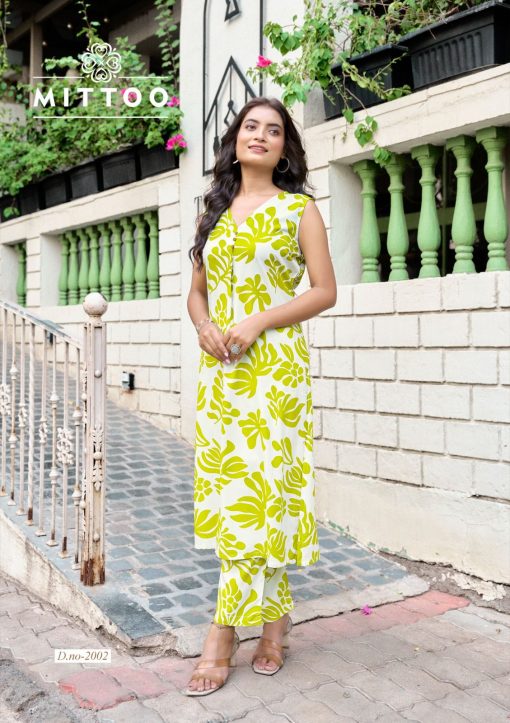 Mittoo Saffron Rayon Kurti with Bottom Catalog 6 Pcs 3 510x723 - Mittoo Saffron Rayon Kurti with Bottom Catalog 6 Pcs