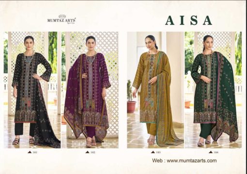 Mumtaz Arts Aisa Viscose Salwar Suit Catalog 4 Pcs 9 510x359 - Mumtaz Arts Aisa Viscose Salwar Suit Catalog 4 Pcs