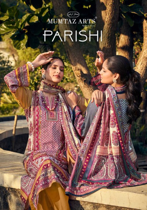 Mumtaz Arts Parishi Satin Salwar Suit Catalog 4 Pcs 1 510x730 - Mumtaz Arts Parishi Satin Salwar Suit Catalog 4 Pcs