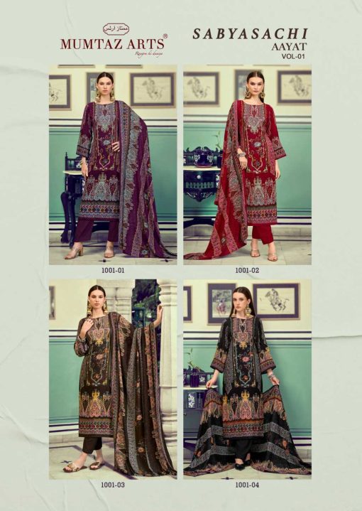Mumtaz Arts Sabyasachi Aayat Vol 1 Viscose Salwar Suit Catalog 4 Pcs 8 510x719 - Mumtaz Arts Sabyasachi Aayat Vol 1 Viscose Salwar Suit Catalog 4 Pcs