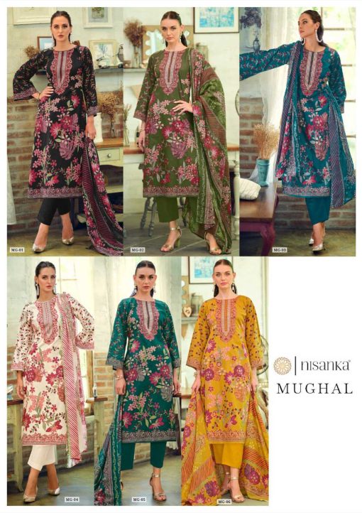 Nisanka Mughal Cotton Salwar Suit Catalog 6 Pcs 21 510x722 - Nisanka Mughal Cotton Salwar Suit Catalog 6 Pcs