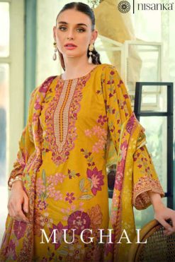 Nisanka Mughal Cotton Salwar Suit Catalog 6 Pcs