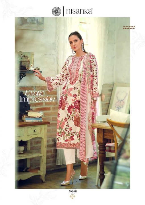 Nisanka Mughal Cotton Salwar Suit Catalog 6 Pcs 5 510x720 - Nisanka Mughal Cotton Salwar Suit Catalog 6 Pcs