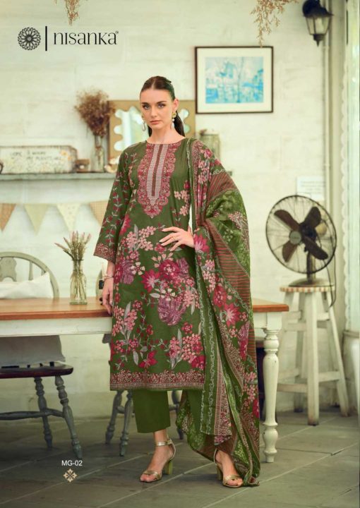 Nisanka Mughal Cotton Salwar Suit Catalog 6 Pcs 6 510x720 - Nisanka Mughal Cotton Salwar Suit Catalog 6 Pcs