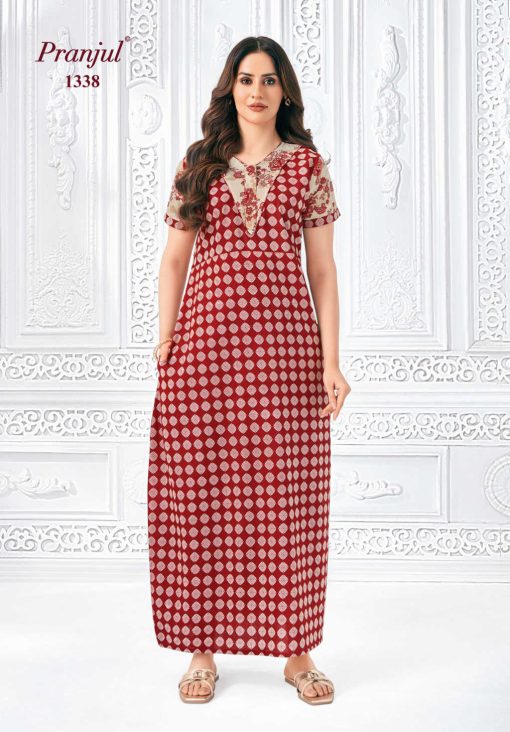 Pranjul Pragati Vol 13 A Nighty Wholesale Catalog 10 Pcs 2XL 5 510x732 - Pranjul Pragati Vol 13 A Nighty Wholesale Catalog 10 Pcs 2XL
