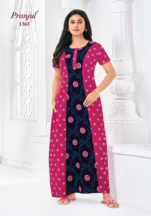Pranjul Pragati Vol 13 A Nighty Wholesale Catalog 10 Pcs L 7 510x732 - Pranjul Pragati Vol 13 A Nighty Wholesale Catalog 10 Pcs L