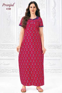 Pranjul Pragati Vol 13 A Nighty Wholesale Catalog 10 Pcs XL