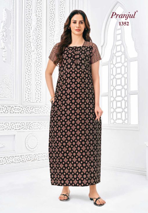 Pranjul Pragati Vol 13 B Nighty Wholesale Catalog 10 Pcs 2XL 5 510x732 - Pranjul Pragati Vol 13 B Nighty Wholesale Catalog 10 Pcs 2XL