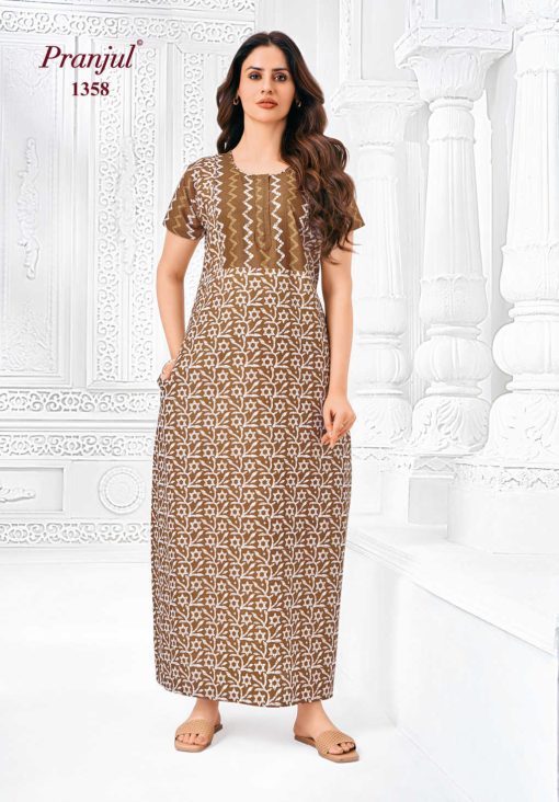 Pranjul Pragati Vol 13 B Nighty Wholesale Catalog 10 Pcs 2XL 6 510x732 - Pranjul Pragati Vol 13 B Nighty Wholesale Catalog 10 Pcs 2XL
