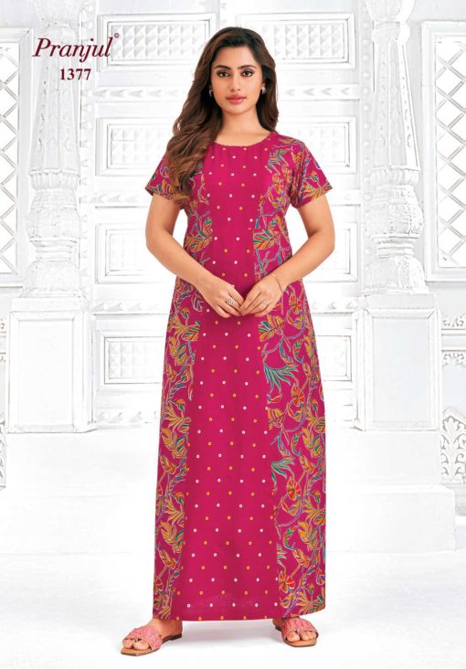 Pranjul Pragati Vol 13 B Nighty Wholesale Catalog 10 Pcs XL 10 510x732 - Pranjul Pragati Vol 13 B Nighty Wholesale Catalog 10 Pcs XL