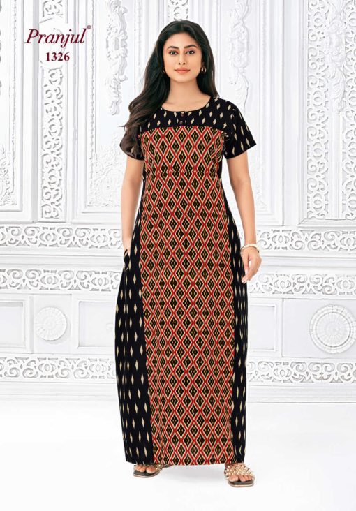 Pranjul Pragati Vol 13 B Nighty Wholesale Catalog 10 Pcs XL 4 510x732 - Pranjul Pragati Vol 13 B Nighty Wholesale Catalog 10 Pcs XL