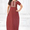 Pranjul Pragati Vol 13 C Nighty Wholesale Catalog 10 Pcs 2XL