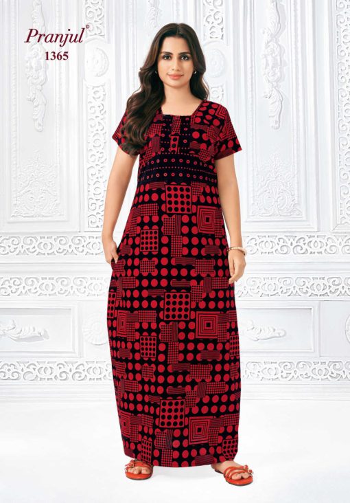 Pranjul Pragati Vol 13 C Nighty Wholesale Catalog 10 Pcs L 7 510x732 - Pranjul Pragati Vol 13 C Nighty Wholesale Catalog 10 Pcs L