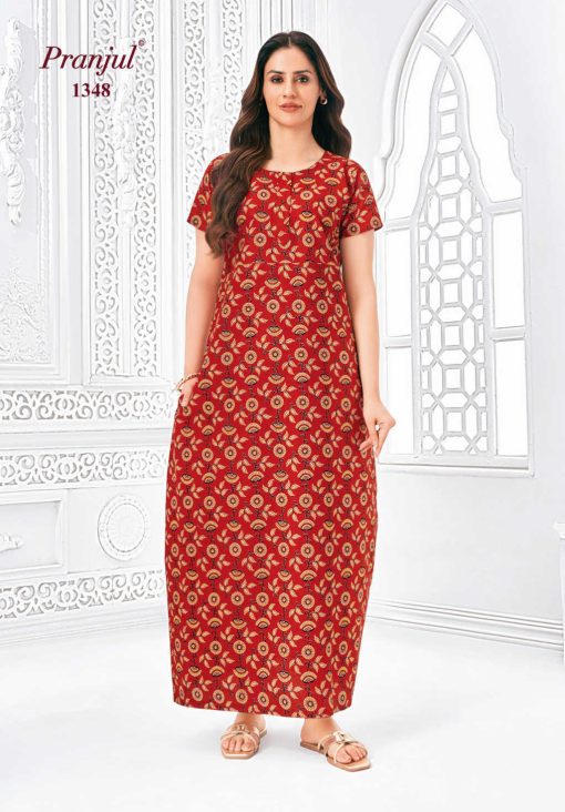 Pranjul Pragati Vol 13 C Nighty Wholesale Catalog 10 Pcs XL 5 510x732 - Pranjul Pragati Vol 13 C Nighty Wholesale Catalog 10 Pcs XL