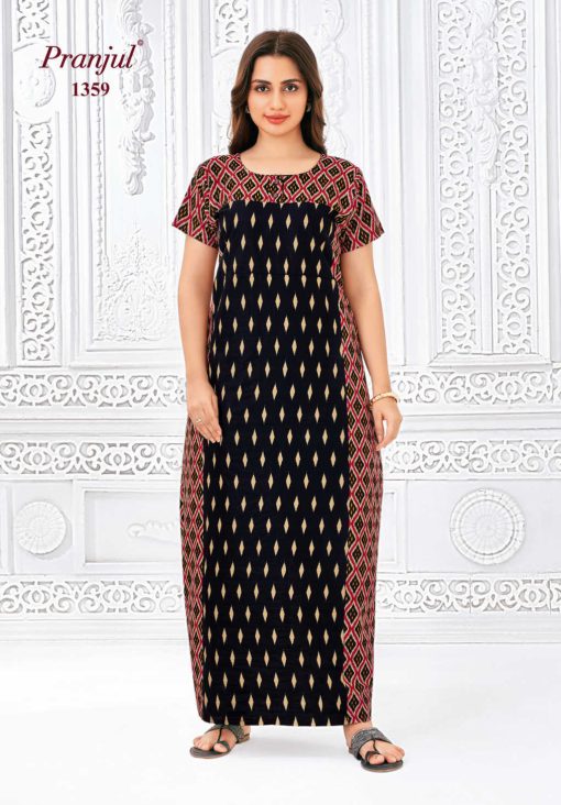 Pranjul Pragati Vol 13 D Nighty Wholesale Catalog 10 Pcs 2XL 8 510x732 - Pranjul Pragati Vol 13 D Nighty Wholesale Catalog 10 Pcs 2XL