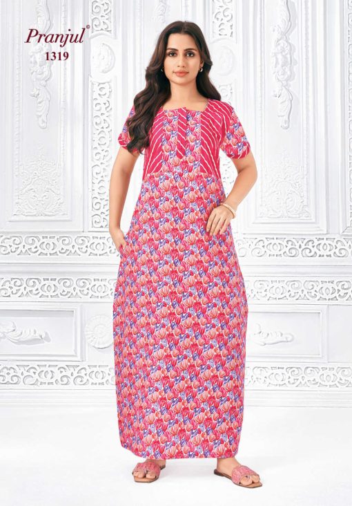 Pranjul Pragati Vol 13 D Nighty Wholesale Catalog 10 Pcs XL 2 510x732 - Pranjul Pragati Vol 13 D Nighty Wholesale Catalog 10 Pcs XL