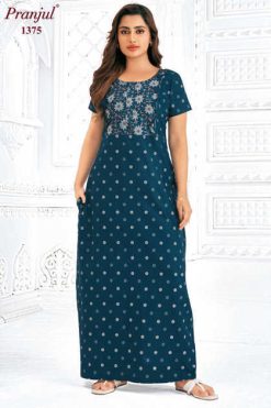 Pranjul Pragati Vol 13 E Nighty Wholesale Catalog 10 Pcs 2XL