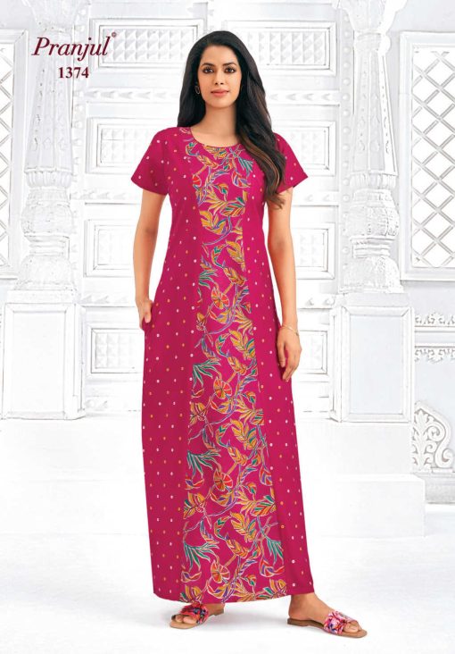 Pranjul Pragati Vol 13 E Nighty Wholesale Catalog 10 Pcs XL 9 510x732 - Pranjul Pragati Vol 13 E Nighty Wholesale Catalog 10 Pcs XL