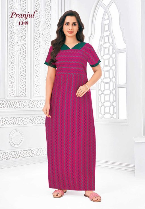 Pranjul Pragati Vol 13 F Nighty Wholesale Catalog 10 Pcs 2XL 4 510x732 - Pranjul Pragati Vol 13 F Nighty Wholesale Catalog 10 Pcs 2XL