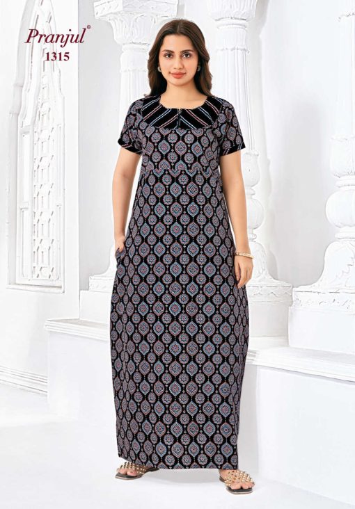 Pranjul Pragati Vol 13 F Nighty Wholesale Catalog 10 Pcs XL 1 510x732 - Pranjul Pragati Vol 13 F Nighty Wholesale Catalog 10 Pcs XL