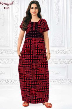 Pranjul Pragati Vol 13 F Nighty Wholesale Catalog 10 Pcs XL