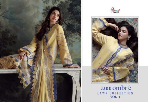 Shree Fabs Jade Ombre Lawn Collection Vol 1 Cotton Salwar Suit Catalog 4 Pcs 8 510x351 - Shree Fabs Jade Ombre Lawn Collection Vol 1 Cotton Salwar Suit Catalog 4 Pcs