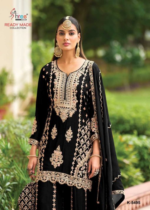 Shree Fabs K 5495 A D Chinon Readymade Suit Catalog 4 Pcs 1 510x714 - Shree Fabs K 5495 A-D Chinon Readymade Suit Catalog 4 Pcs