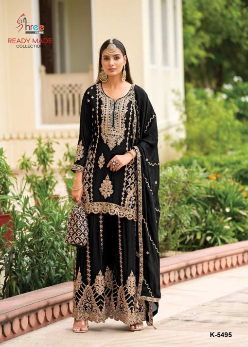Shree Fabs K 5495 A D Chinon Readymade Suit Catalog 4 Pcs 2 510x714 - Shree Fabs K 5495 A-D Chinon Readymade Suit Catalog 4 Pcs