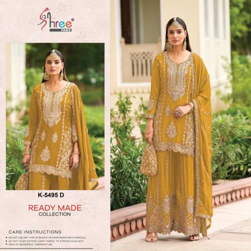 Shree Fabs K 5495 A D Chinon Readymade Suit Catalog 4 Pcs 4 510x510 - Shree Fabs K 5495 A-D Chinon Readymade Suit Catalog 4 Pcs