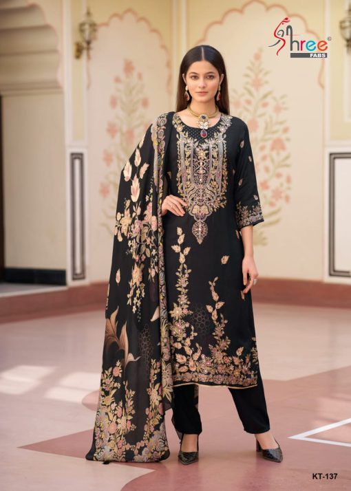 Shree Fabs KT 137 Muslin Salwar Suit Catalog 2 Pcs 2 510x714 - Shree Fabs KT 137 Muslin Salwar Suit Catalog 2 Pcs