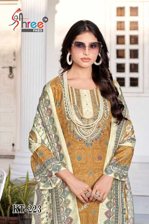 Shree Fabs KT 223 Viscose Salwar Suit Catalog 4 Pcs 1 510x765 - Shree Fabs KT 223 Viscose Salwar Suit Catalog 4 Pcs