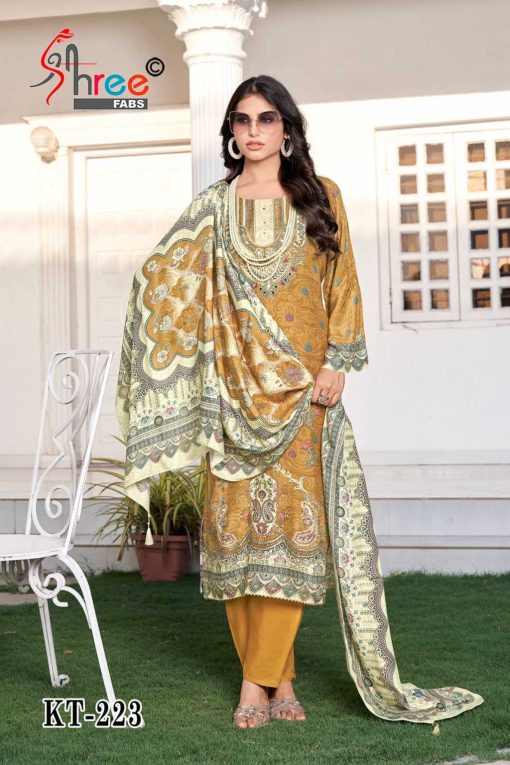 Shree Fabs KT 223 Viscose Salwar Suit Catalog 4 Pcs 2 510x765 - Shree Fabs KT 223 Viscose Salwar Suit Catalog 4 Pcs