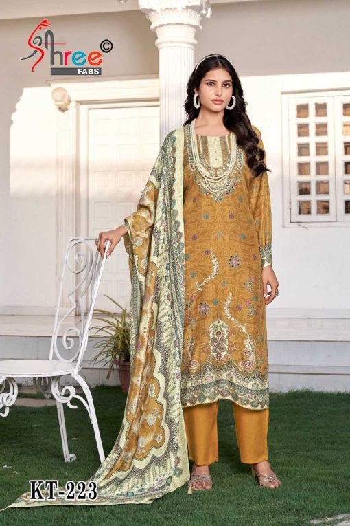 Shree Fabs KT 223 Viscose Salwar Suit Catalog 4 Pcs 3 510x765 - Shree Fabs KT 223 Viscose Salwar Suit Catalog 4 Pcs