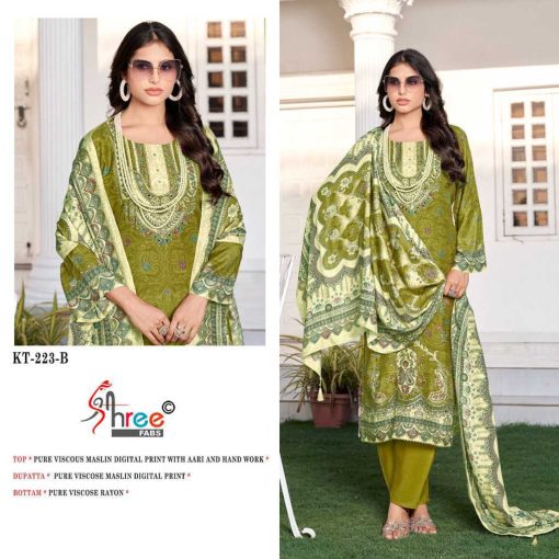 Shree Fabs KT 223 Viscose Salwar Suit Catalog 4 Pcs 6 510x510 - Shree Fabs KT 223 Viscose Salwar Suit Catalog 4 Pcs