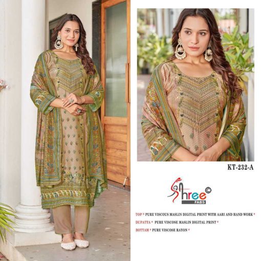 Shree Fabs KT 232 Viscose Salwar Suit Catalog 4 Pcs 1 510x510 - Shree Fabs KT 232 Viscose Salwar Suit Catalog 4 Pcs