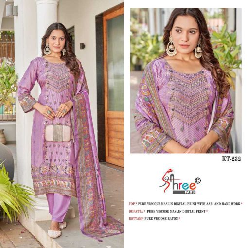Shree Fabs KT 232 Viscose Salwar Suit Catalog 4 Pcs 2 510x510 - Shree Fabs KT 232 Viscose Salwar Suit Catalog 4 Pcs