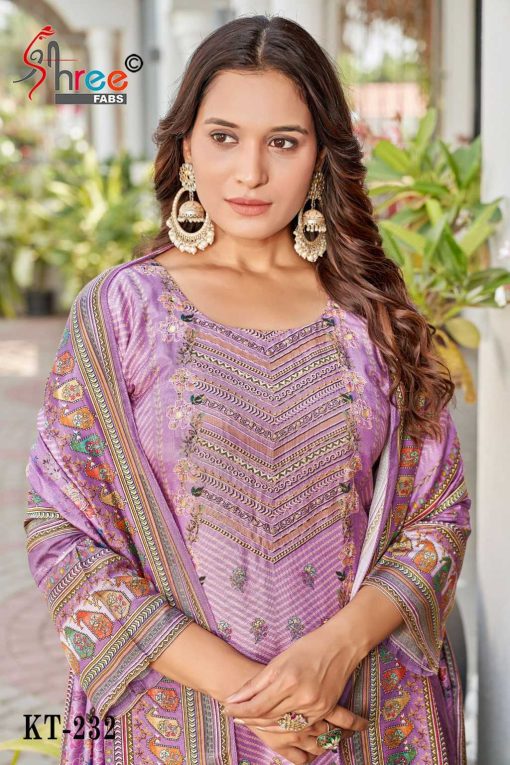 Shree Fabs KT 232 Viscose Salwar Suit Catalog 4 Pcs 5 510x765 - Shree Fabs KT 232 Viscose Salwar Suit Catalog 4 Pcs