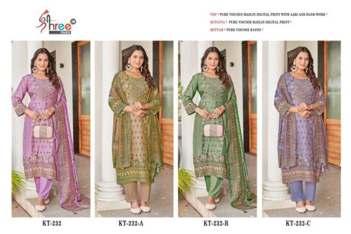 Shree Fabs KT 232 Viscose Salwar Suit Catalog 4 Pcs 8 510x340 - Shree Fabs KT 232 Viscose Salwar Suit Catalog 4 Pcs
