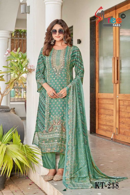 Shree Fabs KT 238 Viscose Salwar Suit Catalog 4 Pcs 2 510x765 - Shree Fabs KT 238 Viscose Salwar Suit Catalog 4 Pcs
