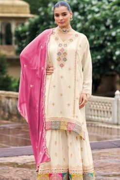 Shree Fabs R 1894 A-D Chinon Readymade Salwar Suit Catalog 4 Pcs