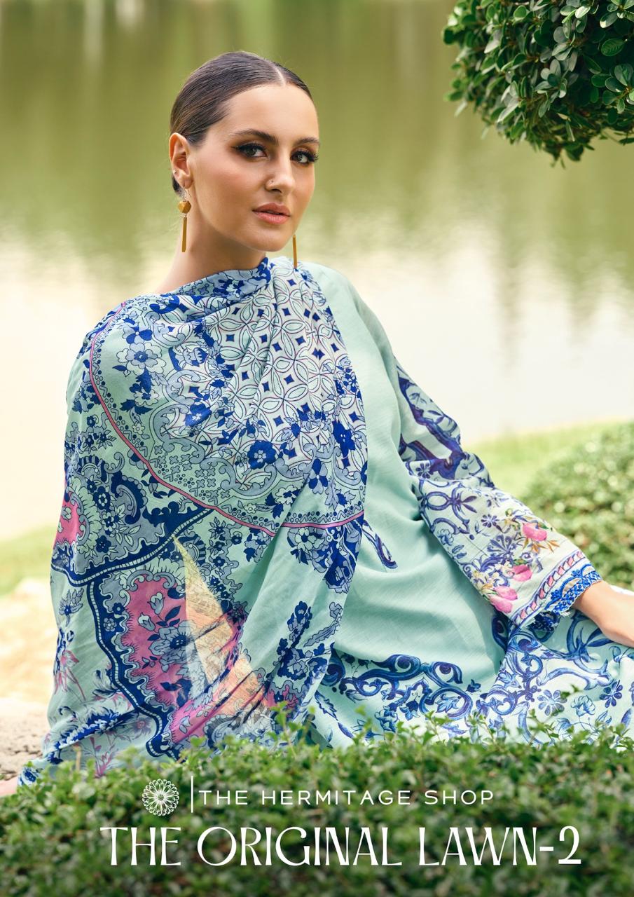 The Heritage Shop The Original Lawn Vol 2 Salwar Suit Catalog 4 Pcs - Image 2