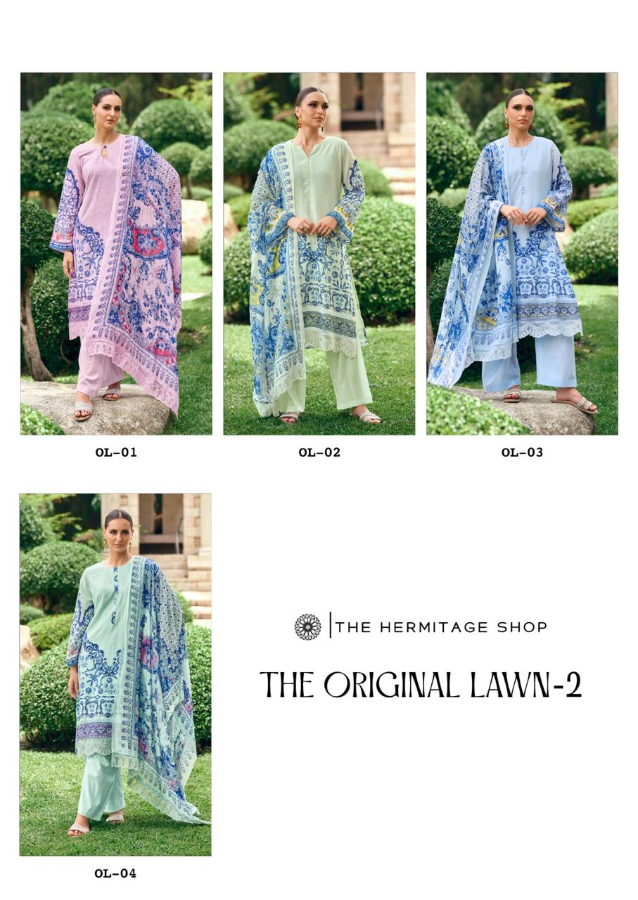 The Heritage Shop The Original Lawn Vol 2 Salwar Suit Catalog 4 Pcs - Image 15