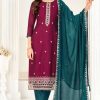 Vishnu Aarzoo Silk Salwar Suit Catalog 12 Pcs
