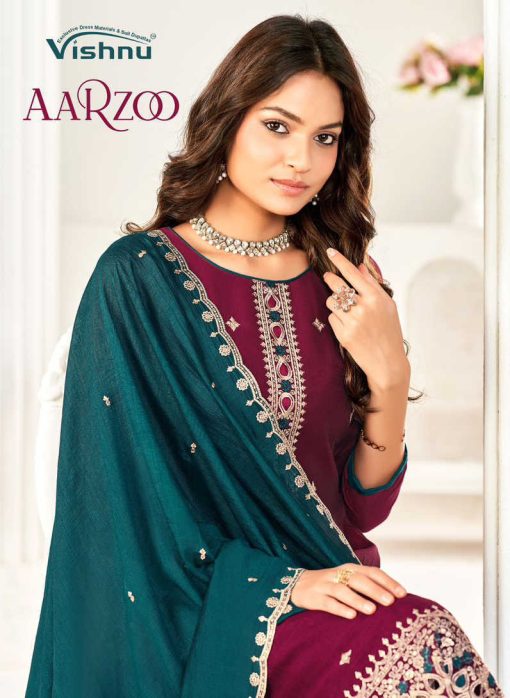 Vishnu Aarzoo Silk Salwar Suit Catalog 12 Pcs 11 510x698 - Vishnu Aarzoo Silk Salwar Suit Catalog 12 Pcs
